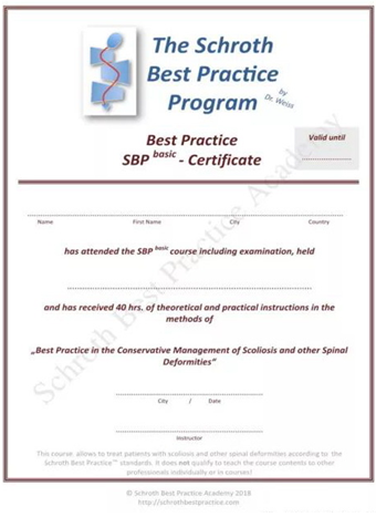 成都认证课程 -施罗斯Schroth“最佳实践SBP”脊柱侧弯矫形治疗师    矫形体操相关文章 第9张
